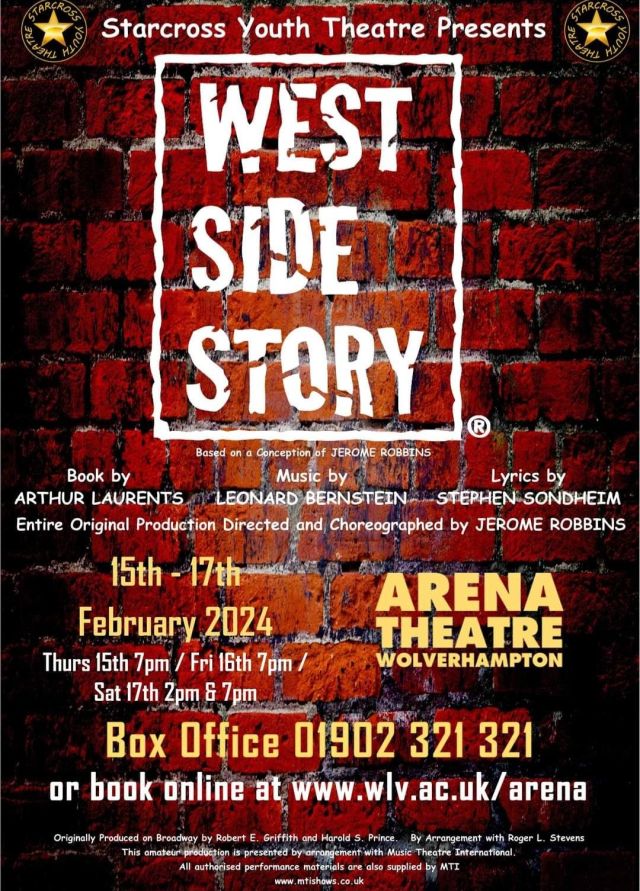 West Side Story — Arena Theatre, Wolverhampton — 17 February 2024